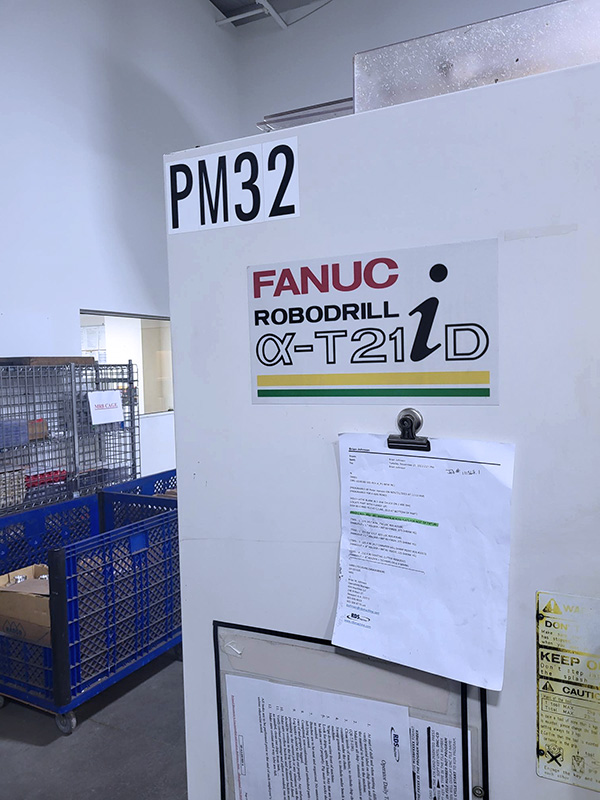 Fanuc Robodrill T21iD - 2003 - PM32