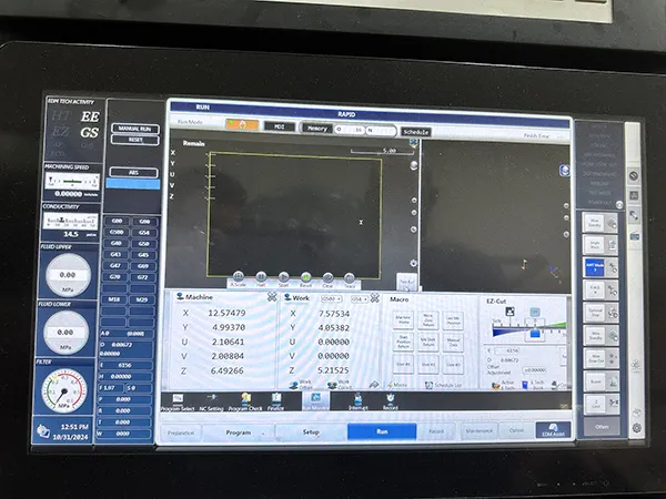 Makino U3 H.E.A.T Wire EDM Machine (2017)