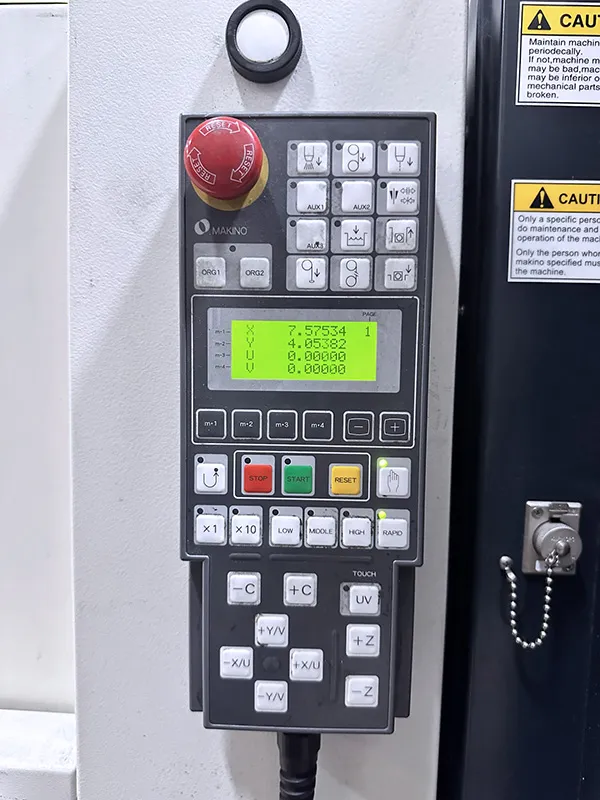 Makino U3 H.E.A.T Wire EDM Machine (2017)