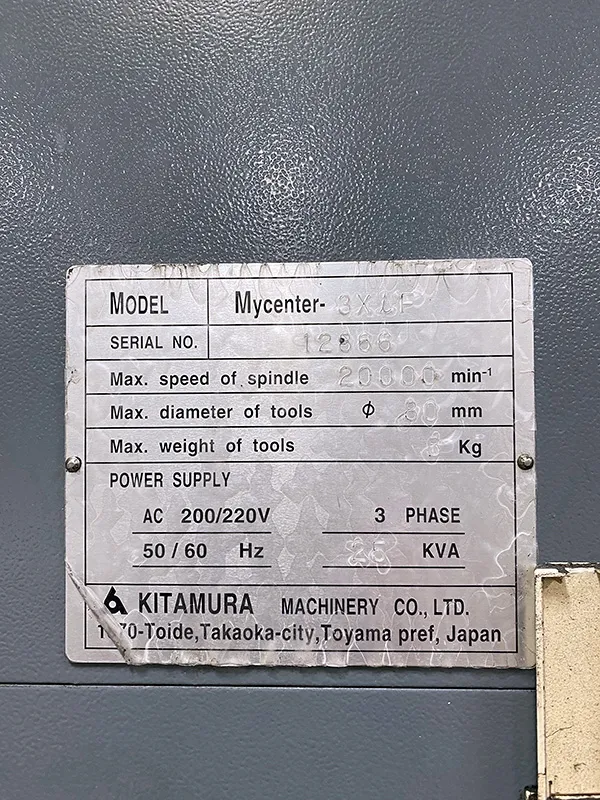 2010 Kitamura MyCenter 3XiF