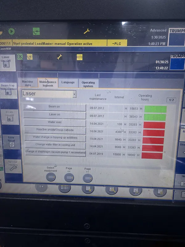 2012 Trumpf 7000 CO2