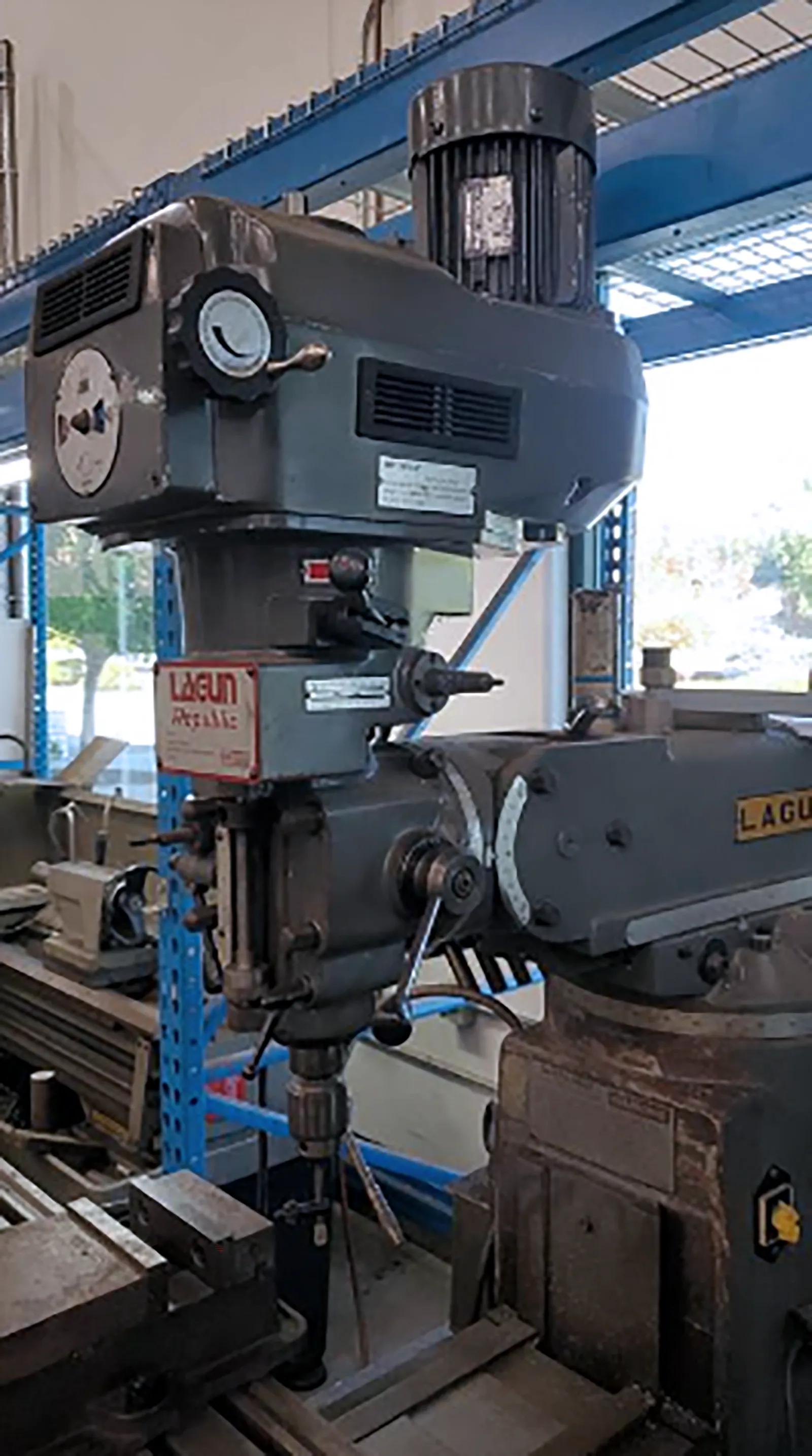 9" x 48" Lagun Vertical Milling Machine W/ DROs, Powerfeed_3633520