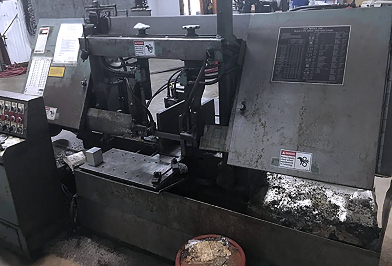 W.F. Wells Horizontal Automatic Band Saw, F1620_3642351