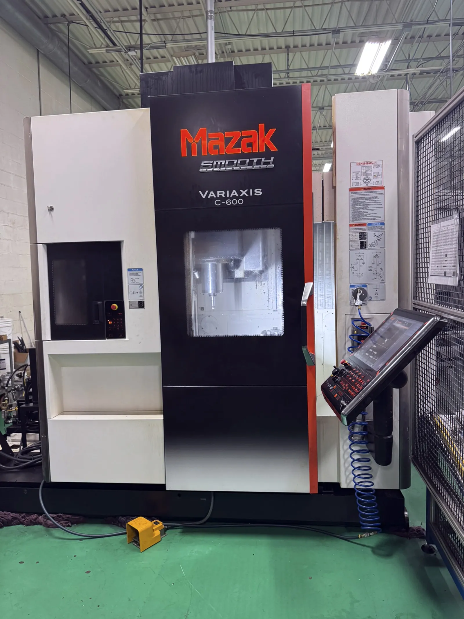 Used Mazak Variaxis C-600 5-Axis CNC Machining Center