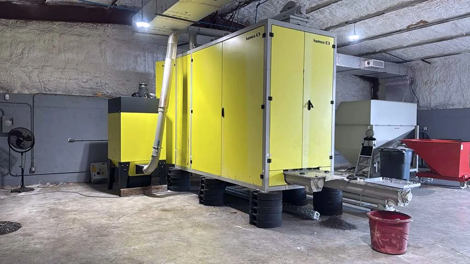 2024 Hamos KWS 2522‑2 Corona Electrostatic Separator – Full Line with Silo, Elevator & Dust System_3738500