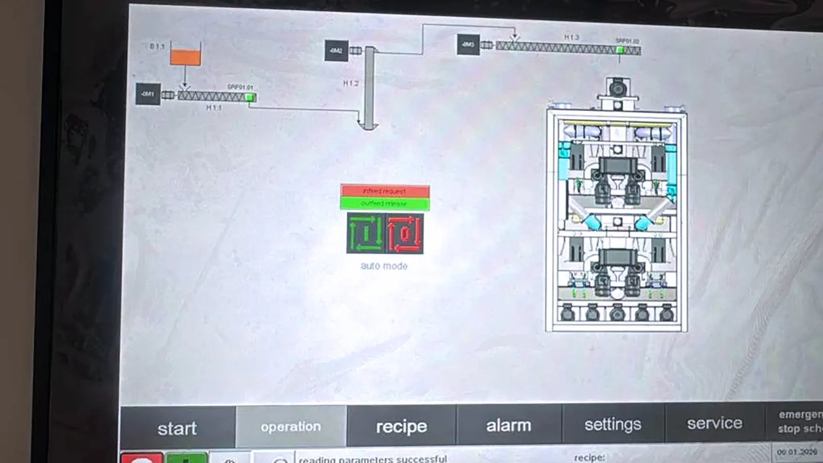 2024 Hamos KWS 2522‑2 Corona Electrostatic Separator – Full Line with Silo, Elevator & Dust System_3738500