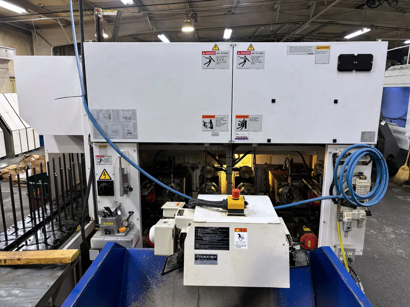 2014 Takisawa TT-2100G Twin Spindle Twin Turret CNC Lathe