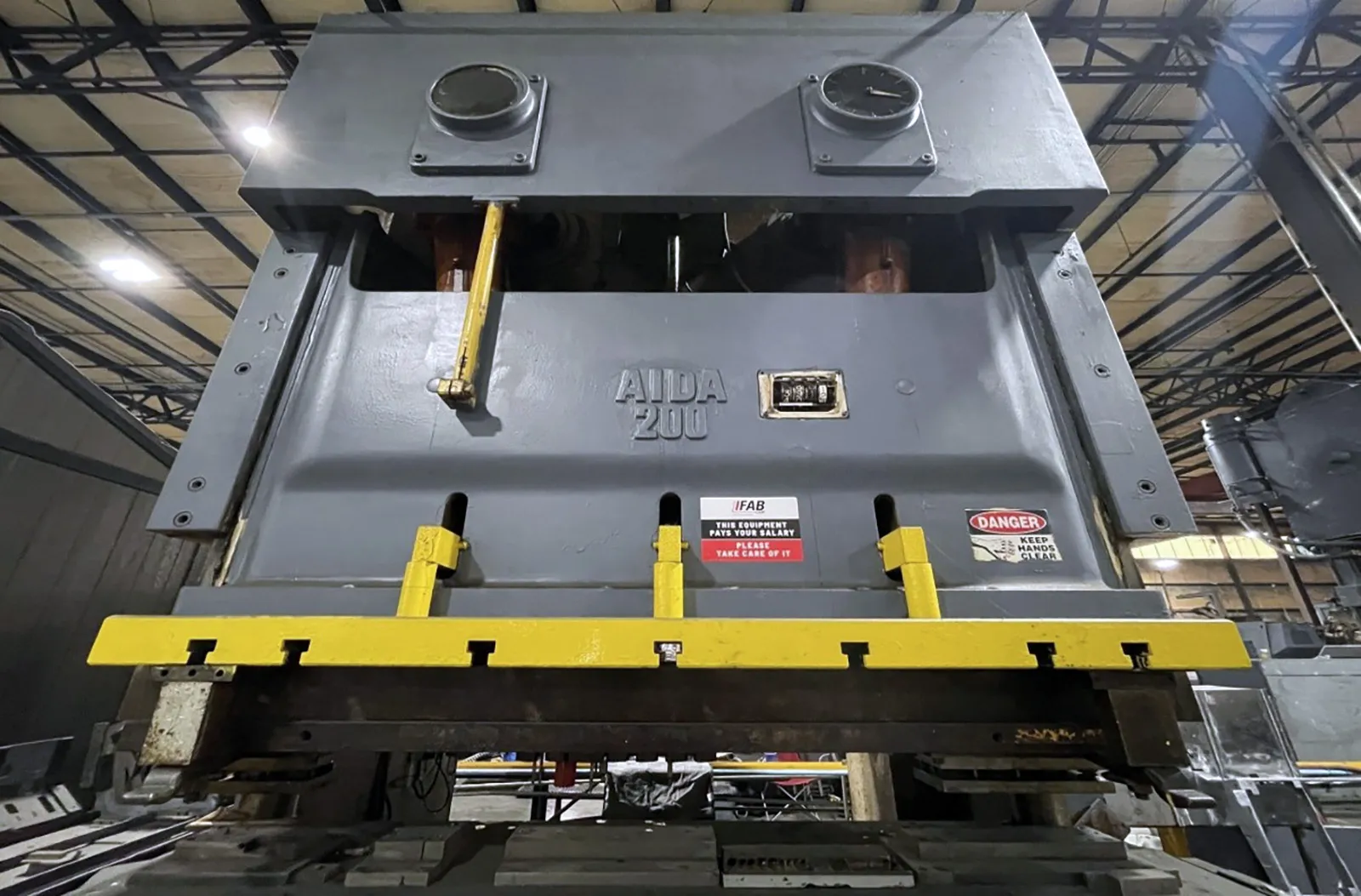 Aida NC2-200 (2) (1987) 200 Ton Two Point Mechanical Gap Frame Stamping Press_3734379