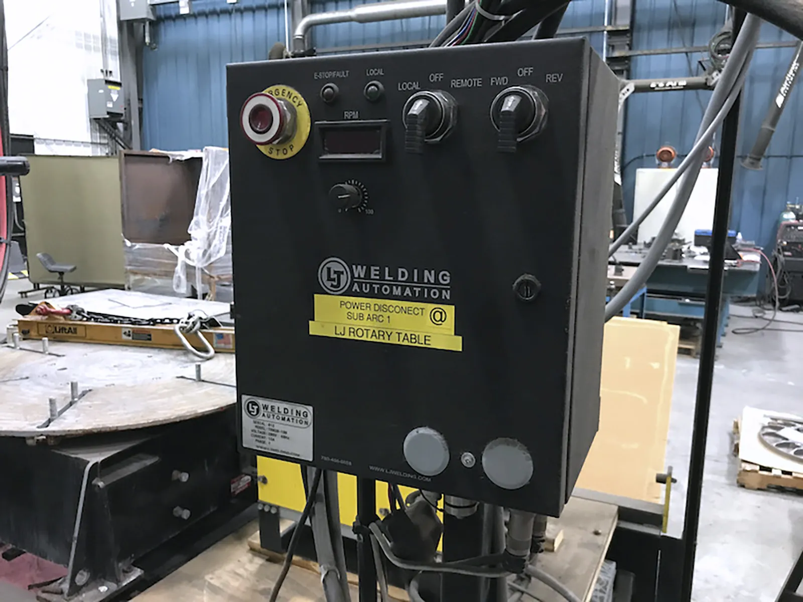 ESAB CaB22-VLS-TC Sub Arc Welding System 2014