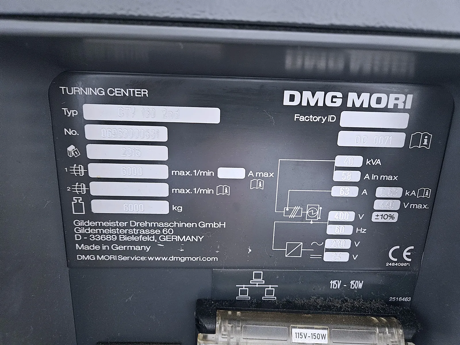 DMG Mori CTV 160 _3702260