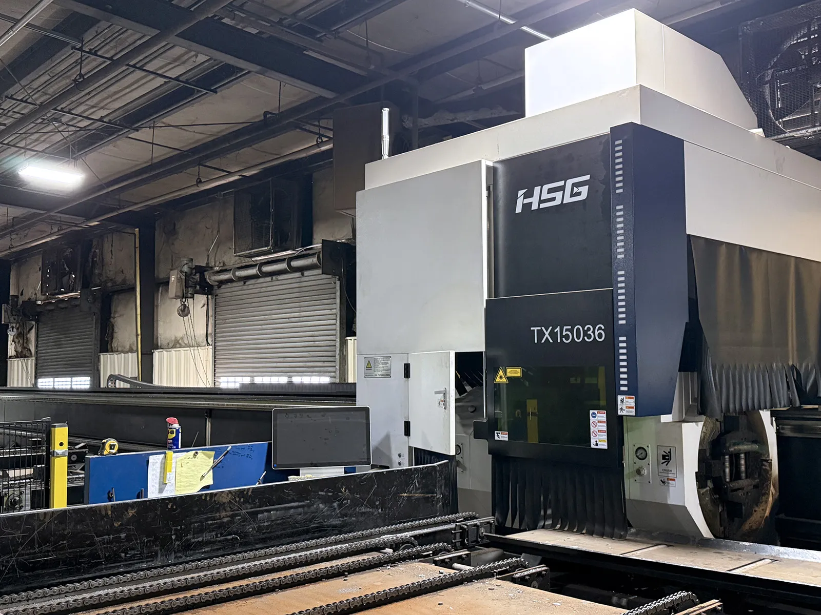 HSG 15036 6kW Tube Laser 50' infeedoutfeed_3737358