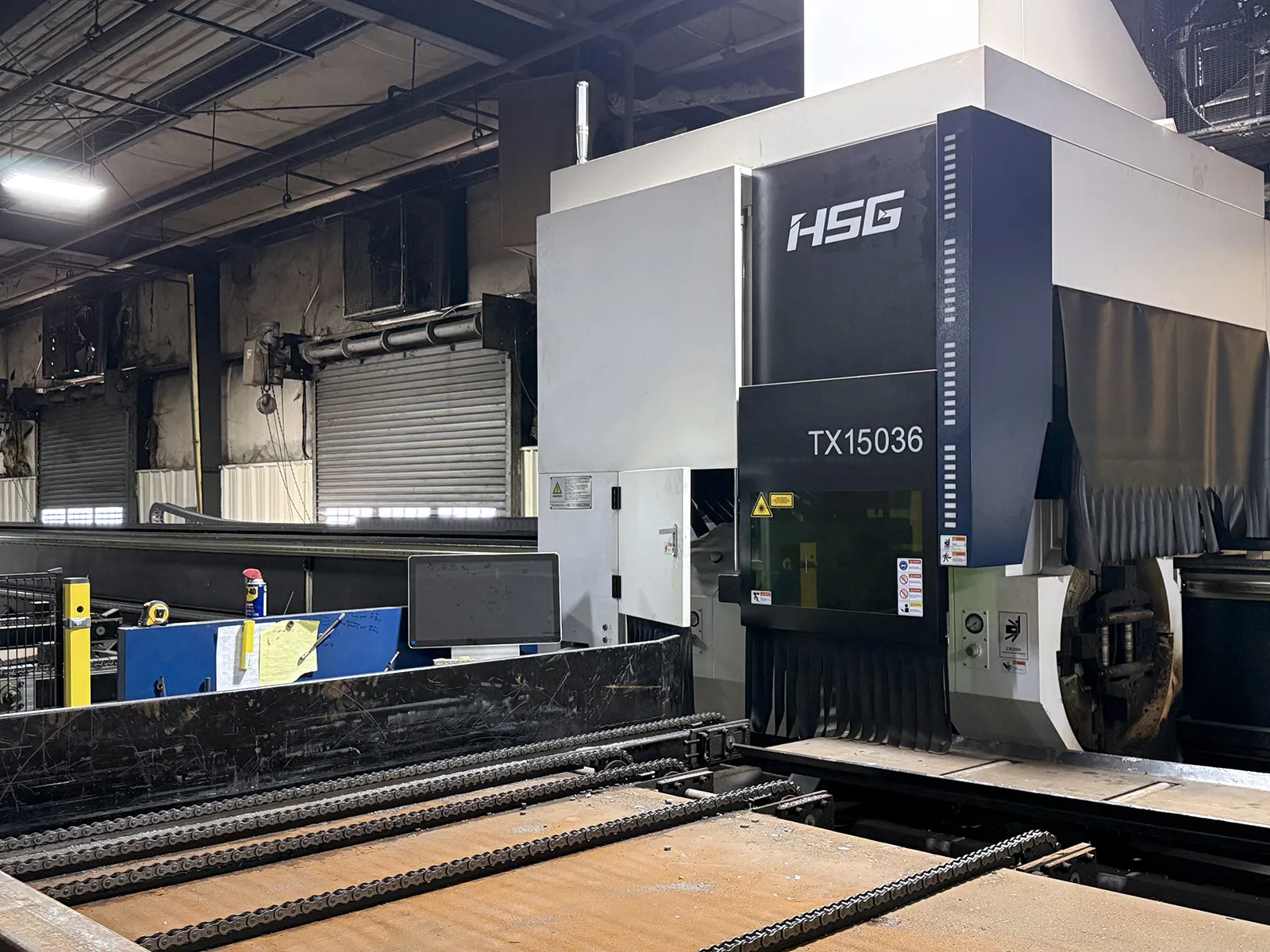 HSG 15036 6kW Tube Laser 50' infeedoutfeed_3737358