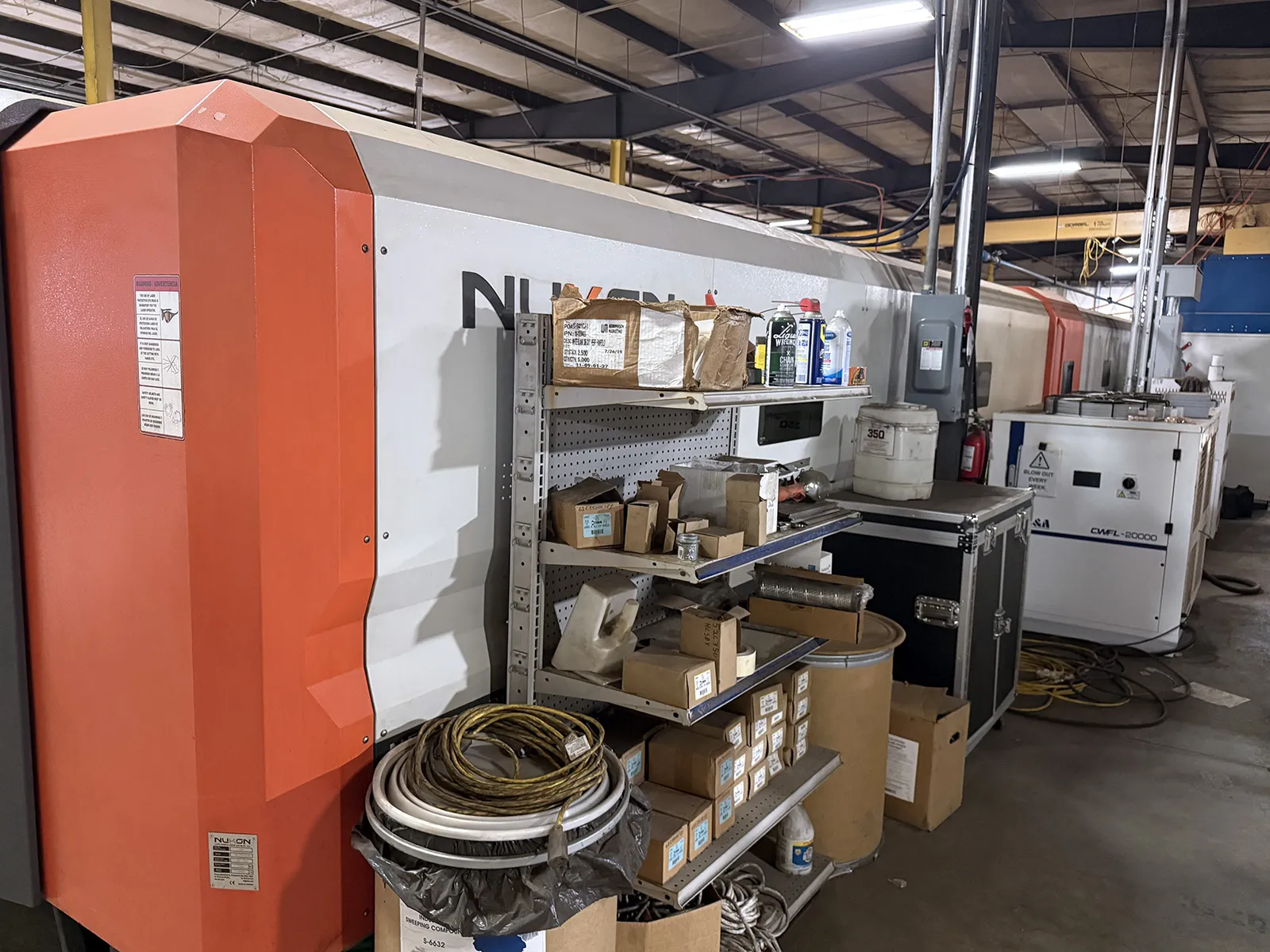 Nukon 12525 4kw Fiber Laser 8 x 40 Dual Tables_3737295