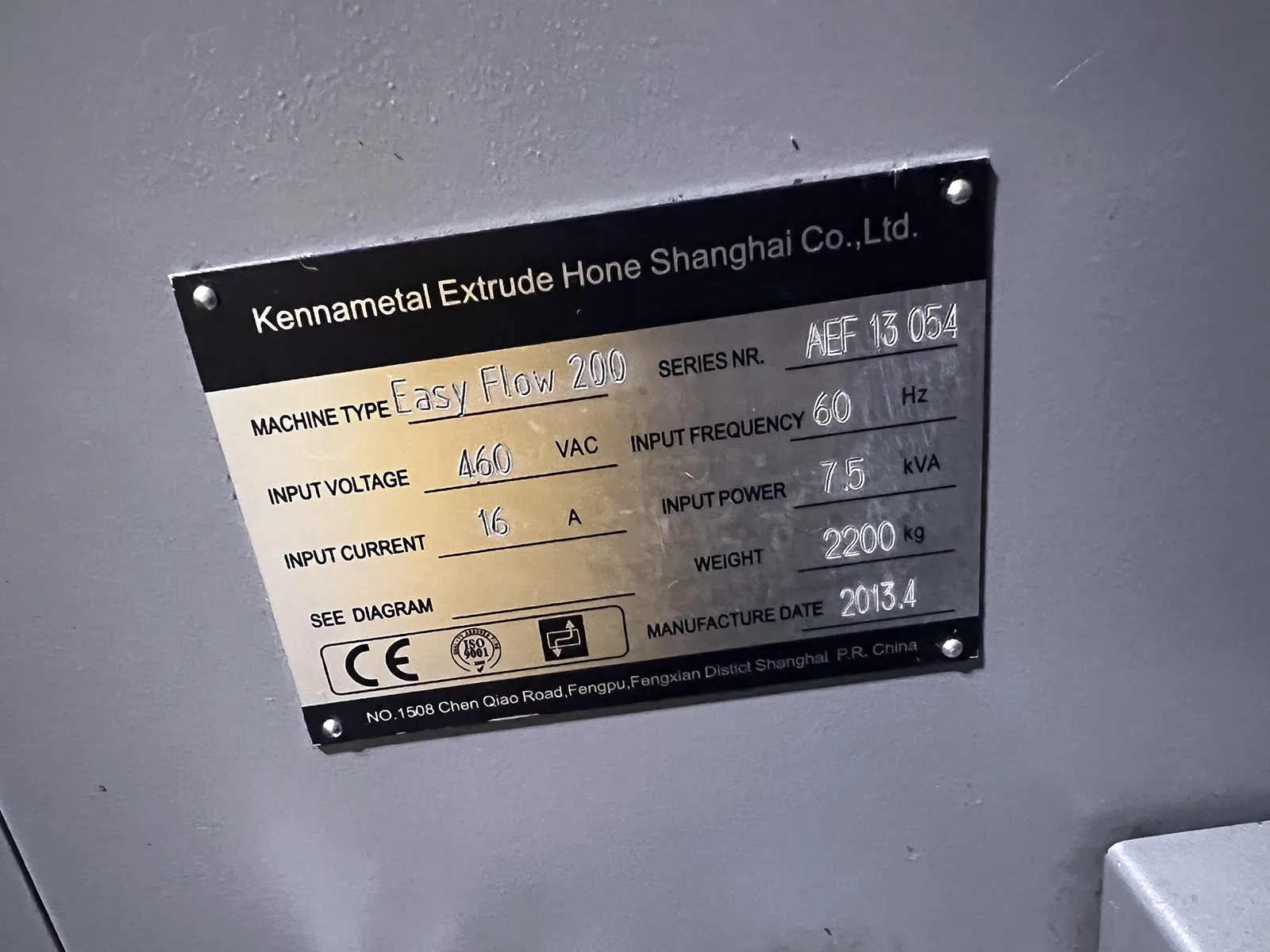 KENNAMETAL EXTRUDE HONE EASY FLOW 200_3753736