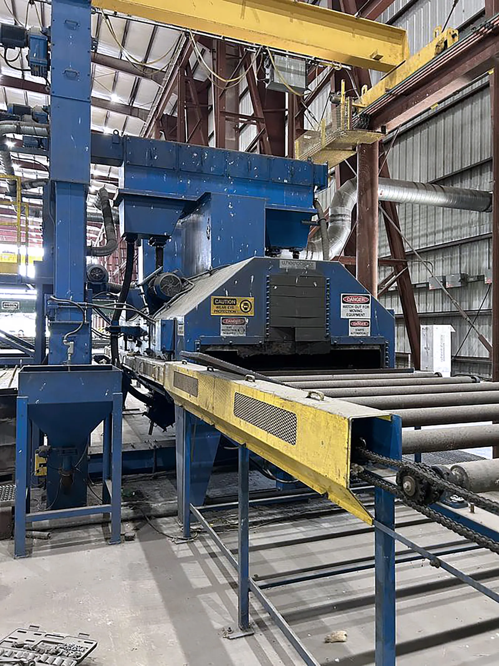 Wheelabrator 6 ft x 36 in Conveyor Blaster_3766920