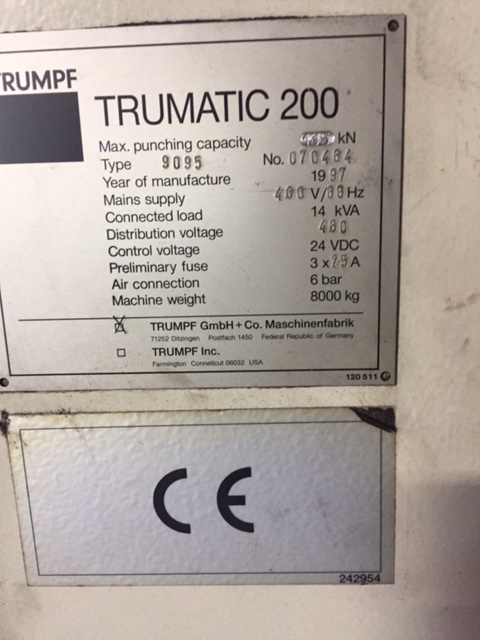 Trumpf TC-200r 1997 1