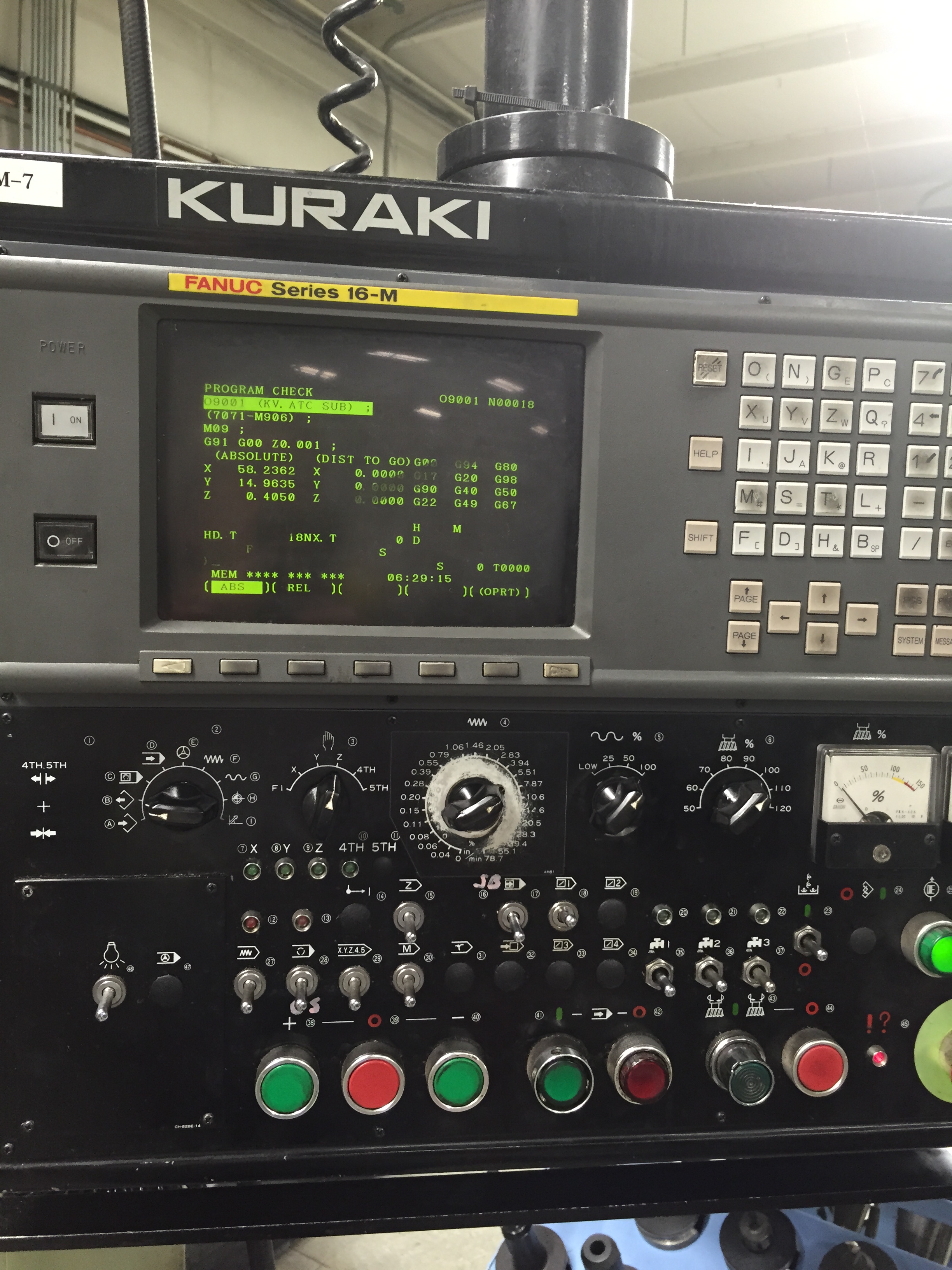 Kuraki KV1600/2000 1998 1