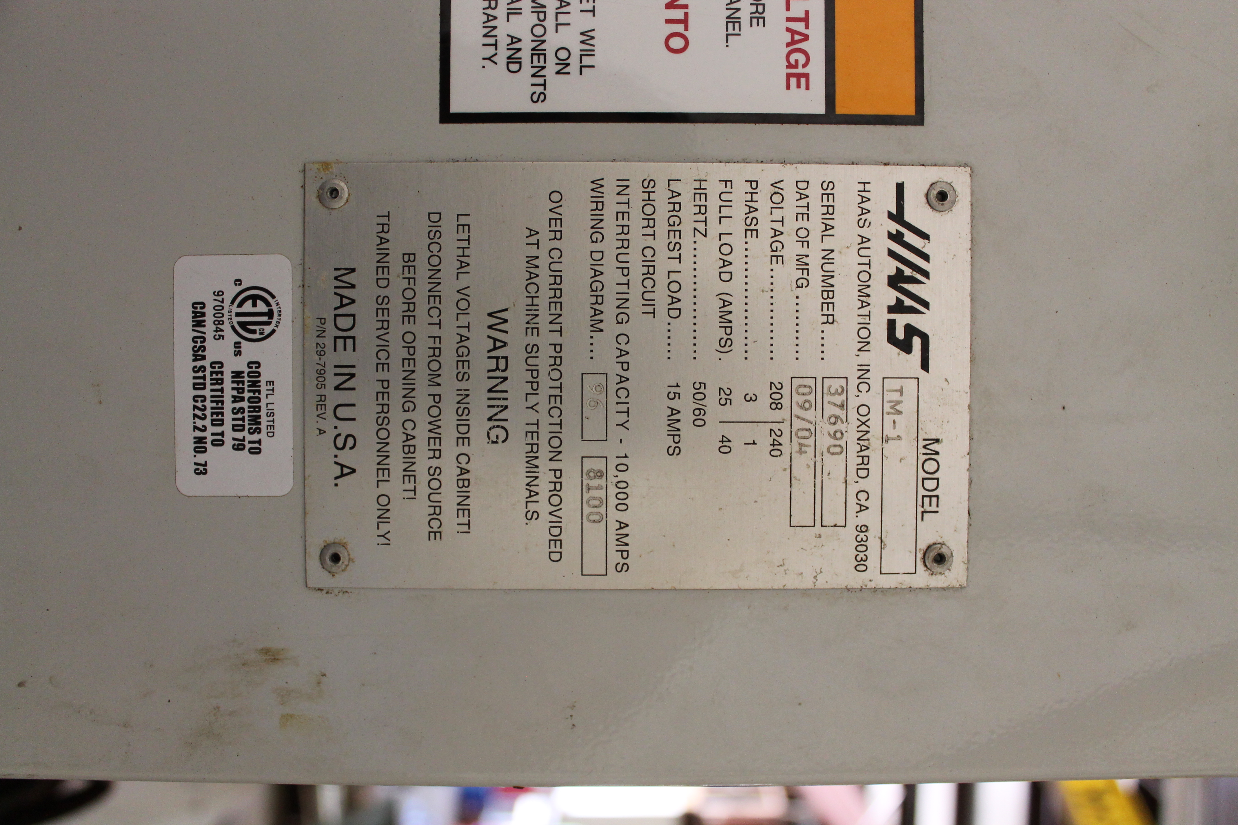 Haas TM-1 2009 1