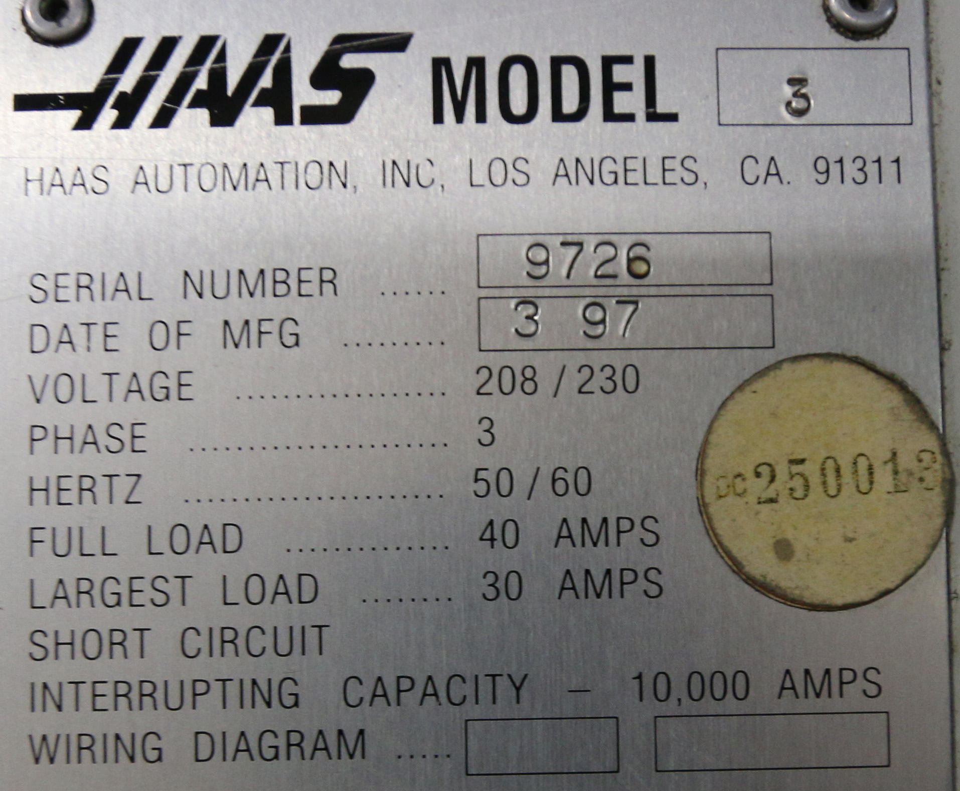 Haas VF3 1997 1