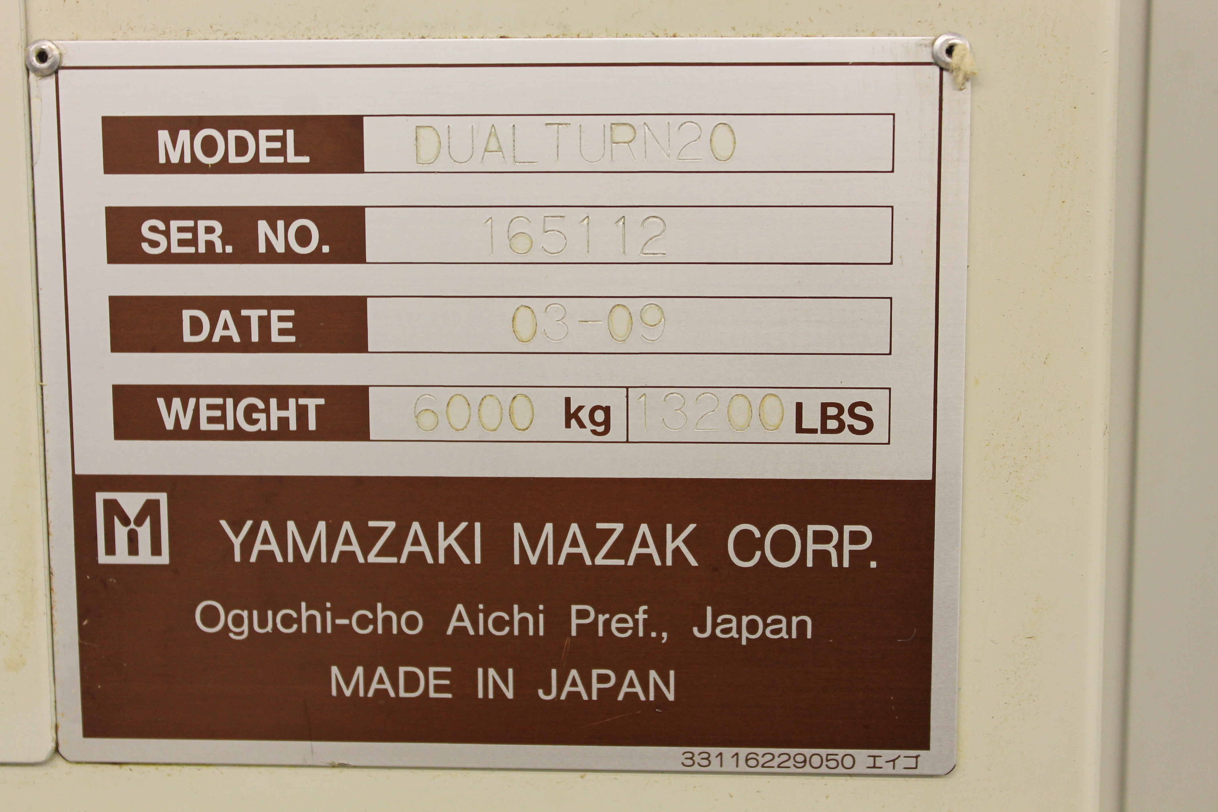 Mazak Dual Turn 20 2003 1