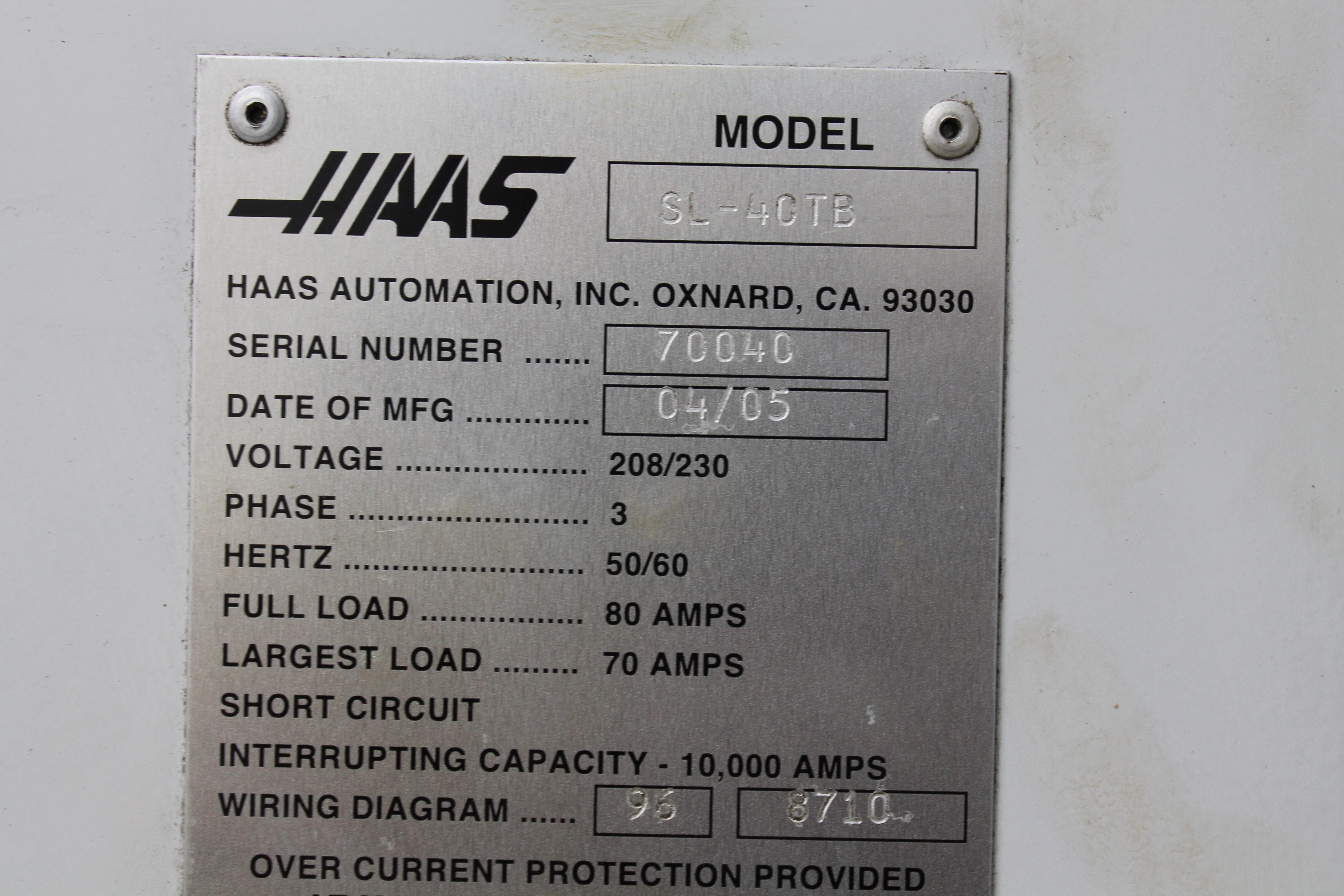 Haas SL-40TB 2005 1