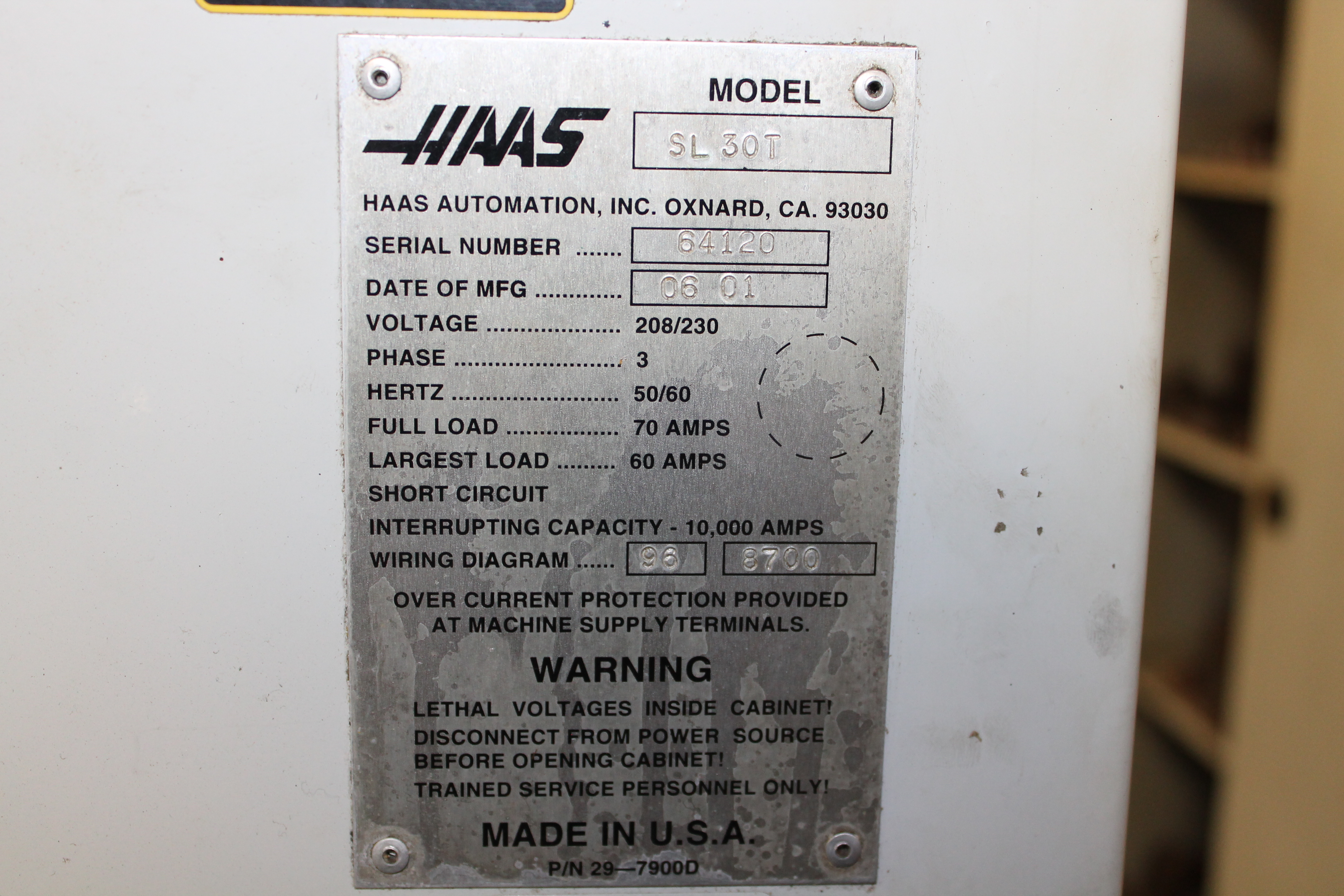 Haas SL-30 2001 2