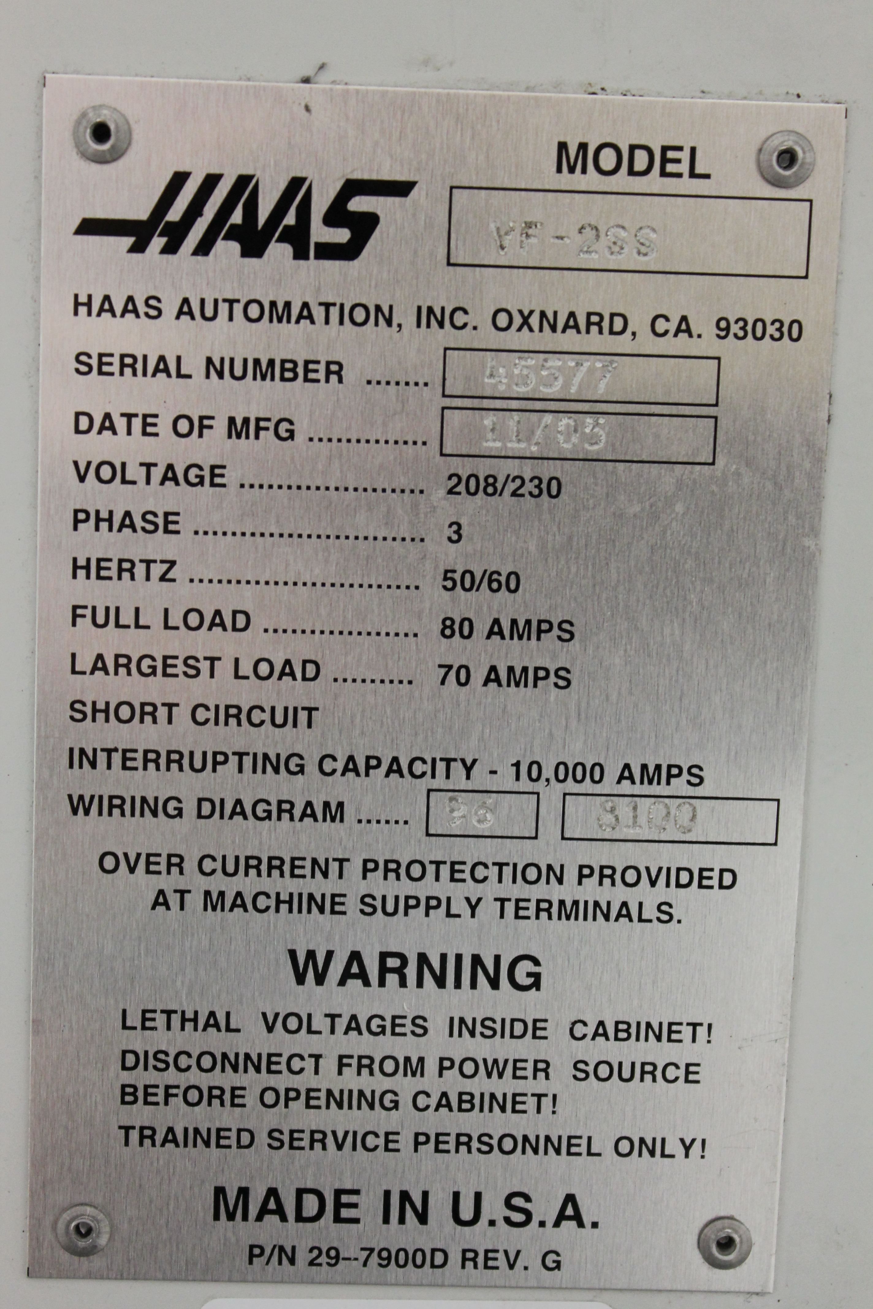 Haas VF-2SS 2005 1