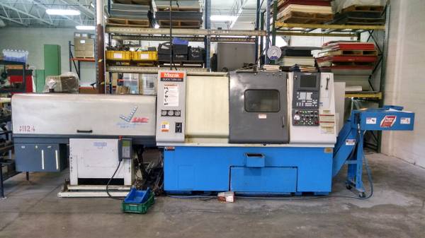 Used CNC Lathe For Sale Mazak QT-250 2000 1