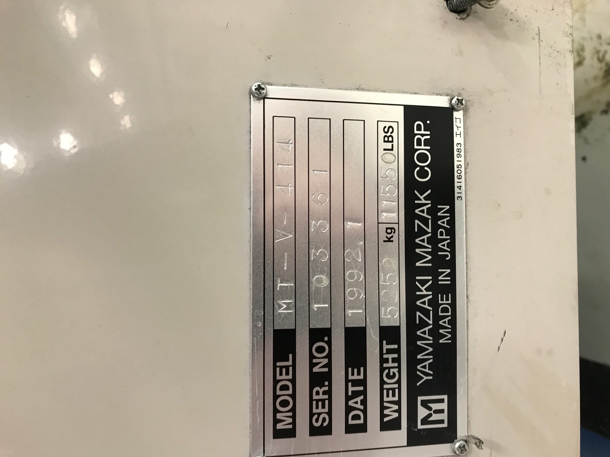 Mazak V414 1992 2