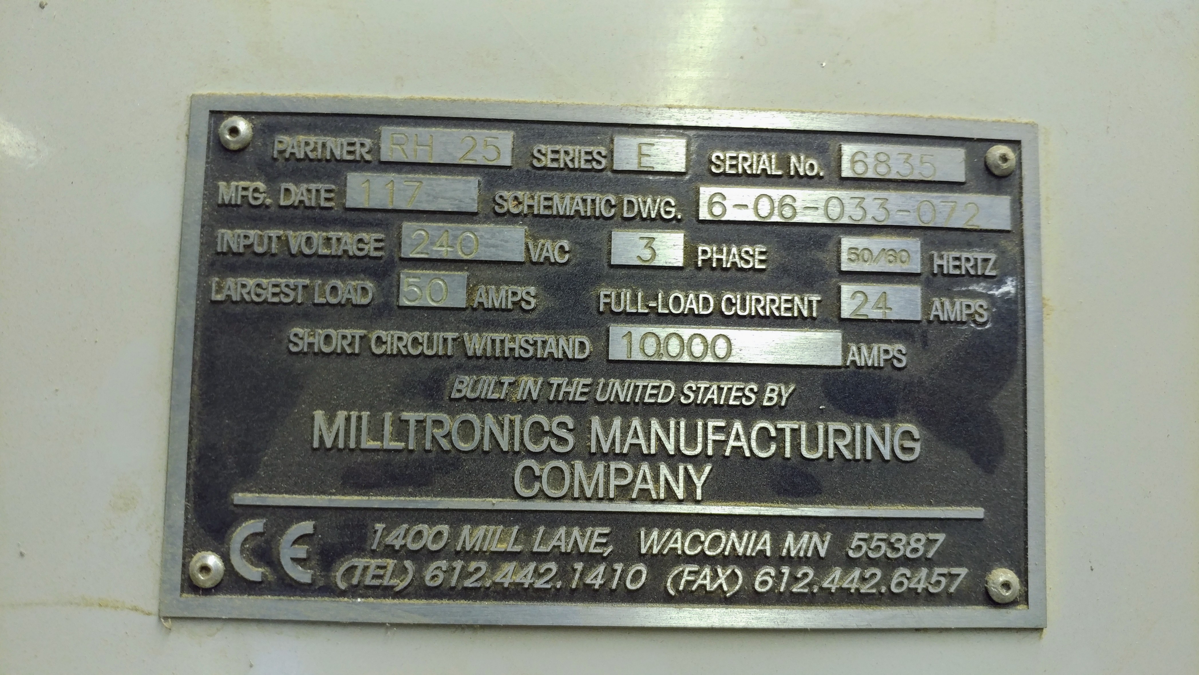 Milltronics RH25 CNC E  2