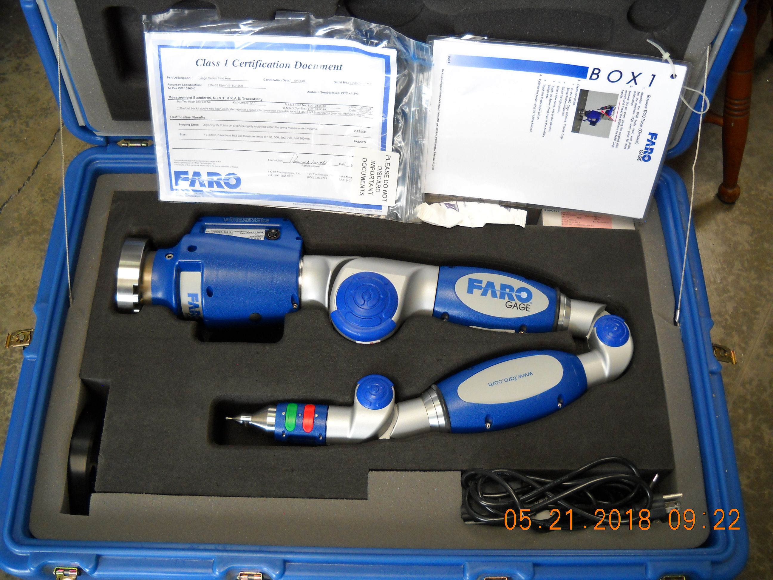 FARO Gage 2004 2