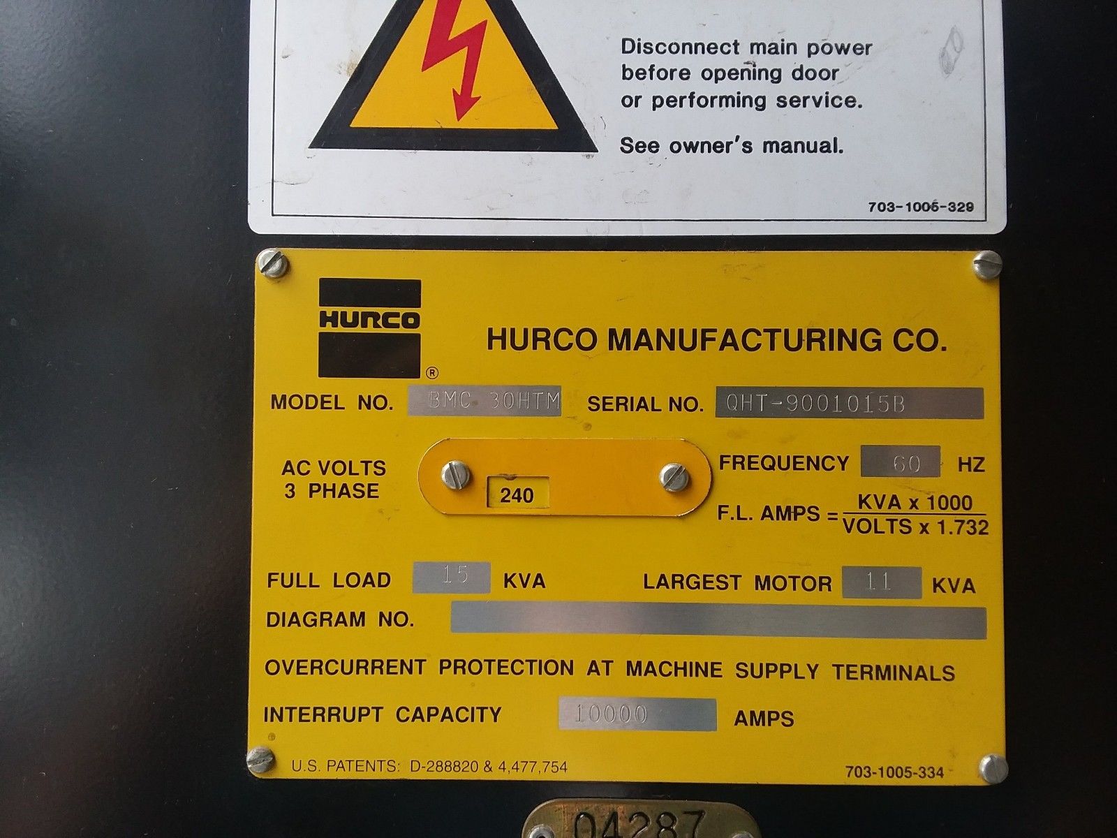 Hurco BMC30HT/M 1995 2