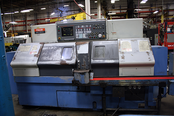 Used CNC Lathe For Sale Mazak Dual Turn 20 1995 1