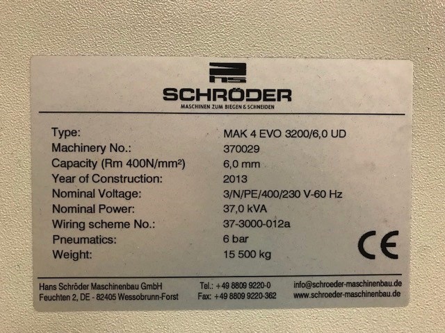 Schroder 4 Evolution 3200/6.0 UD 2013 2