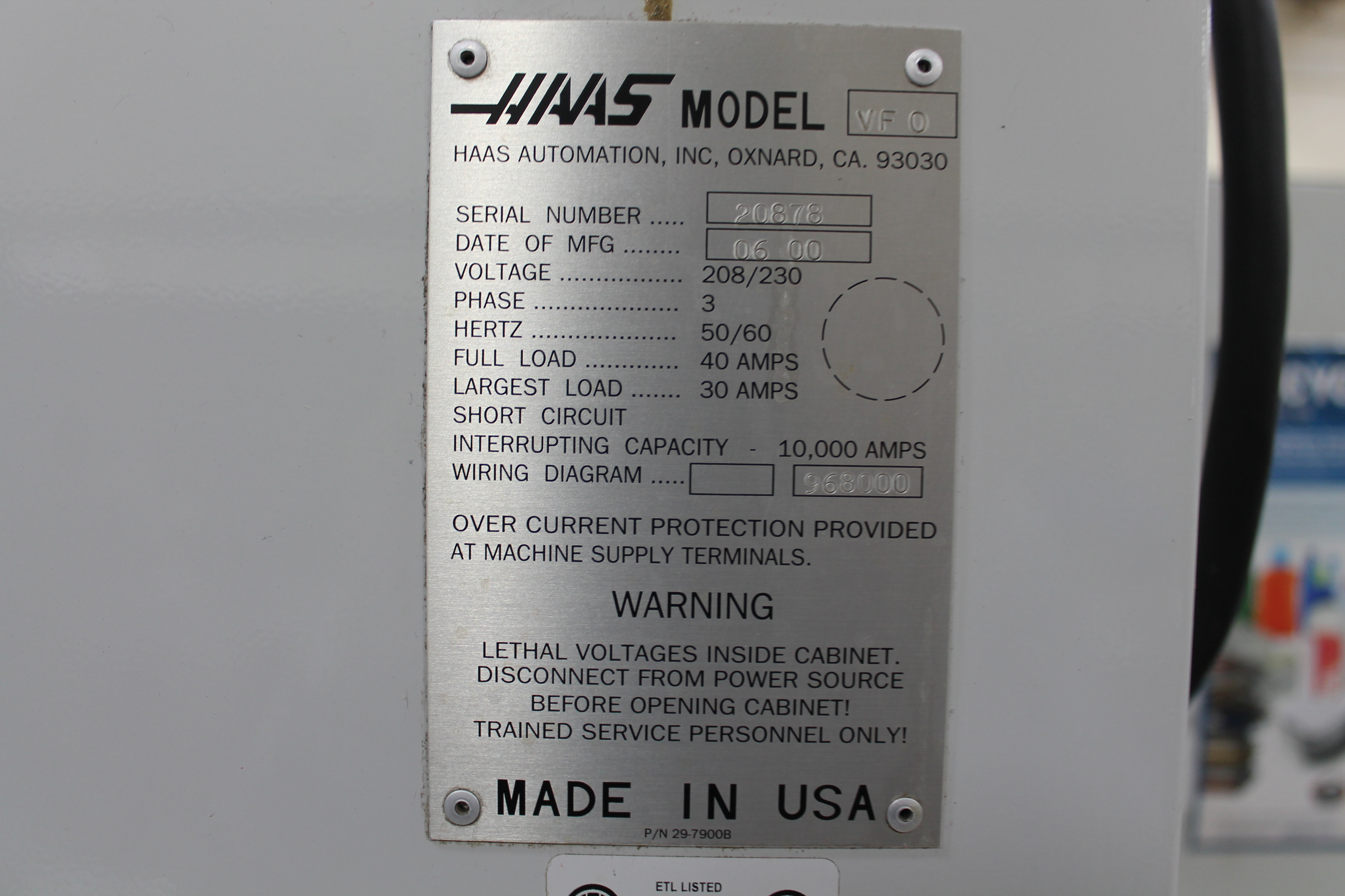 Haas VF-0 06/2000 2