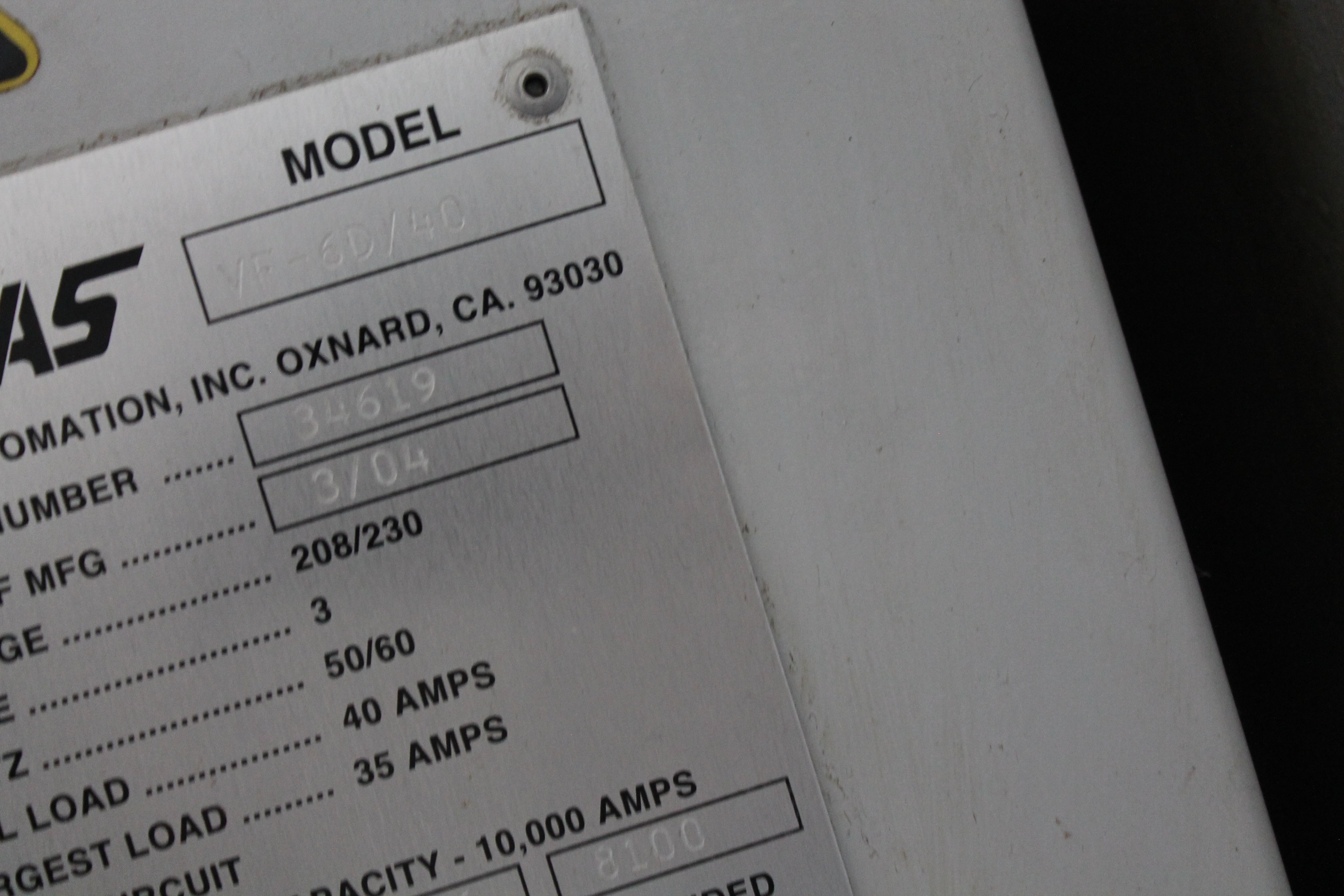 Haas VF-6 03/2004 2