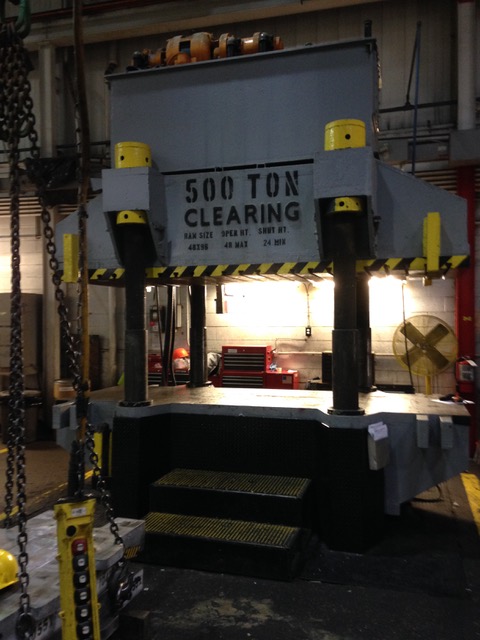 Hydraulic Press  Clearing 500 Ton  1