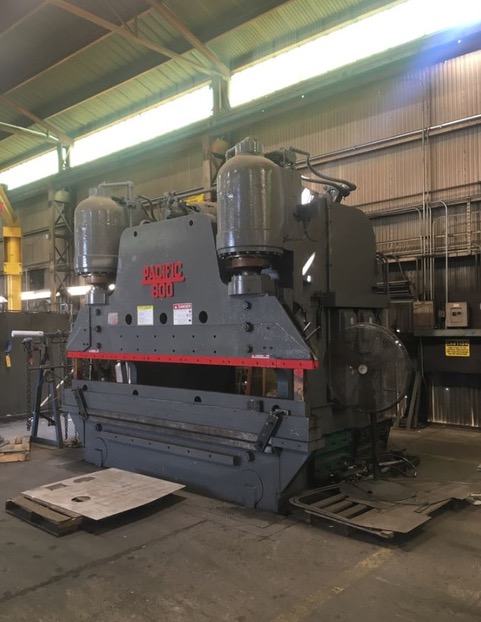 Hydraulic Press Brake Pacific 600-10 1954 1