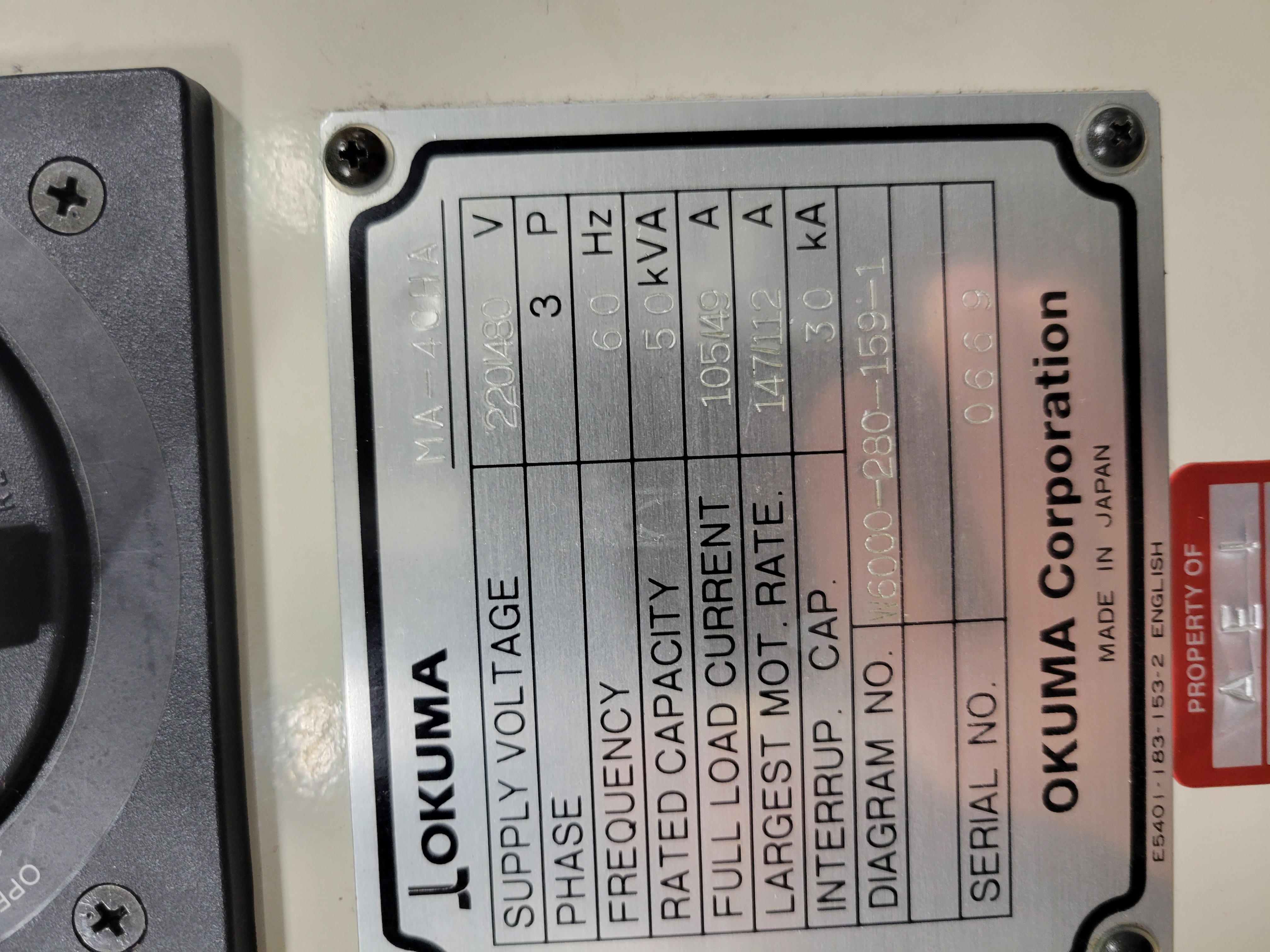 Okuma MA-40HA 2003 1