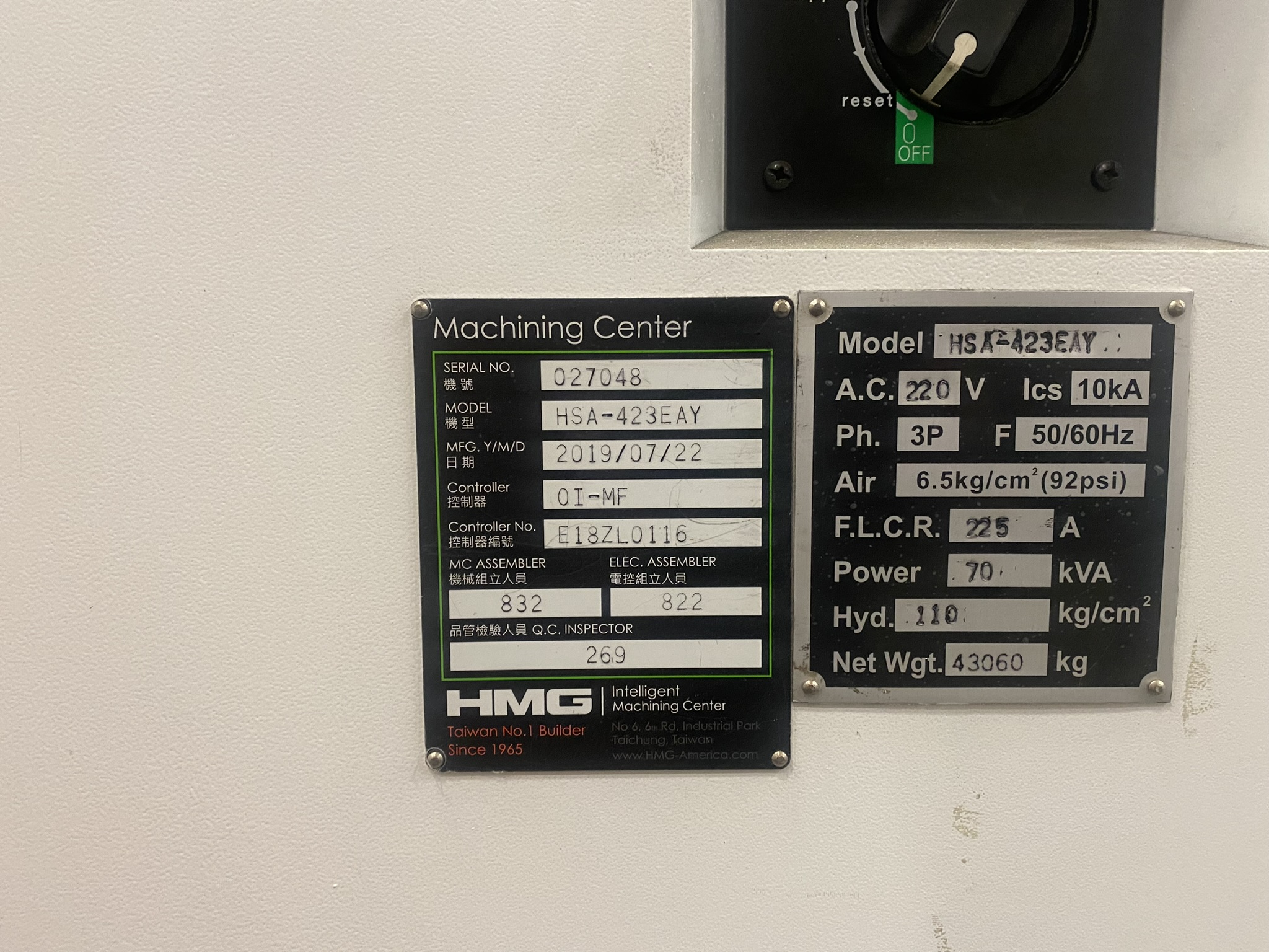Hartford HSA-423EAY 2019 1