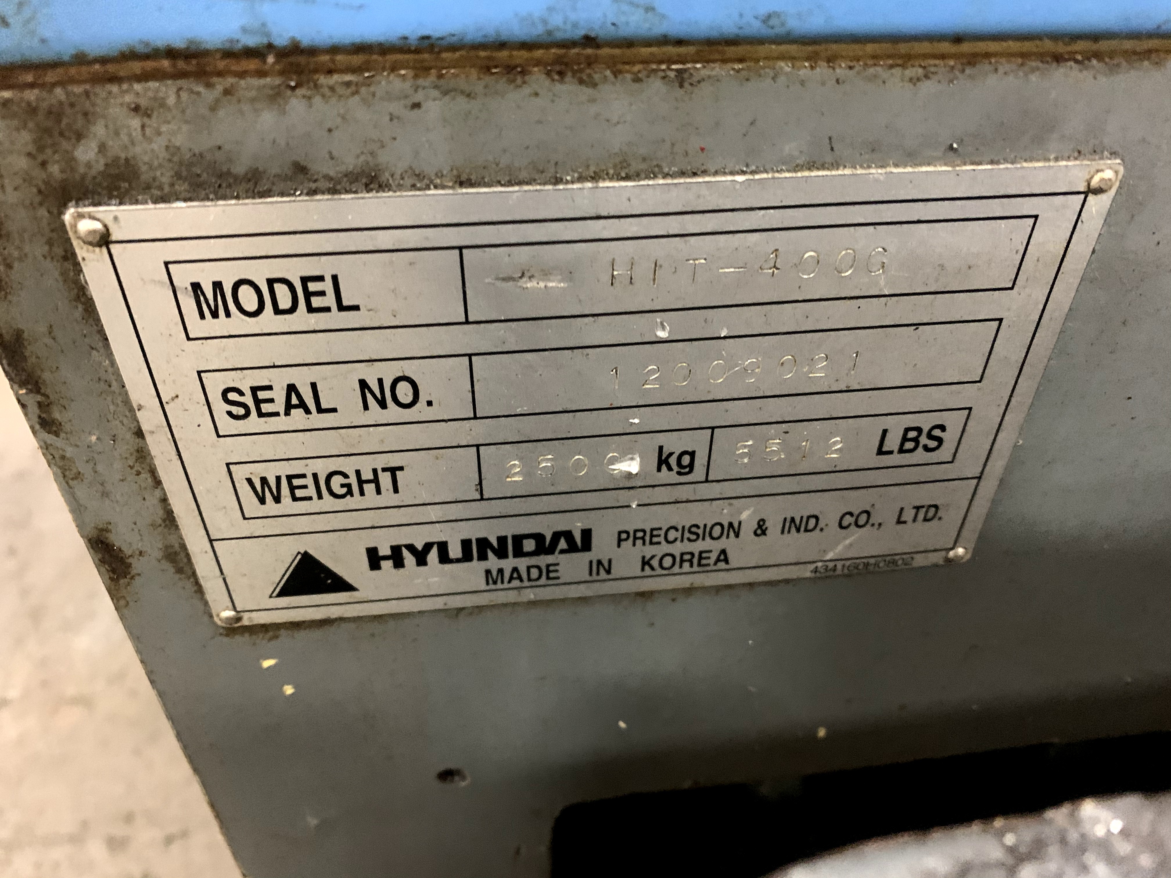 Hyundai HIT-400G 1999 1