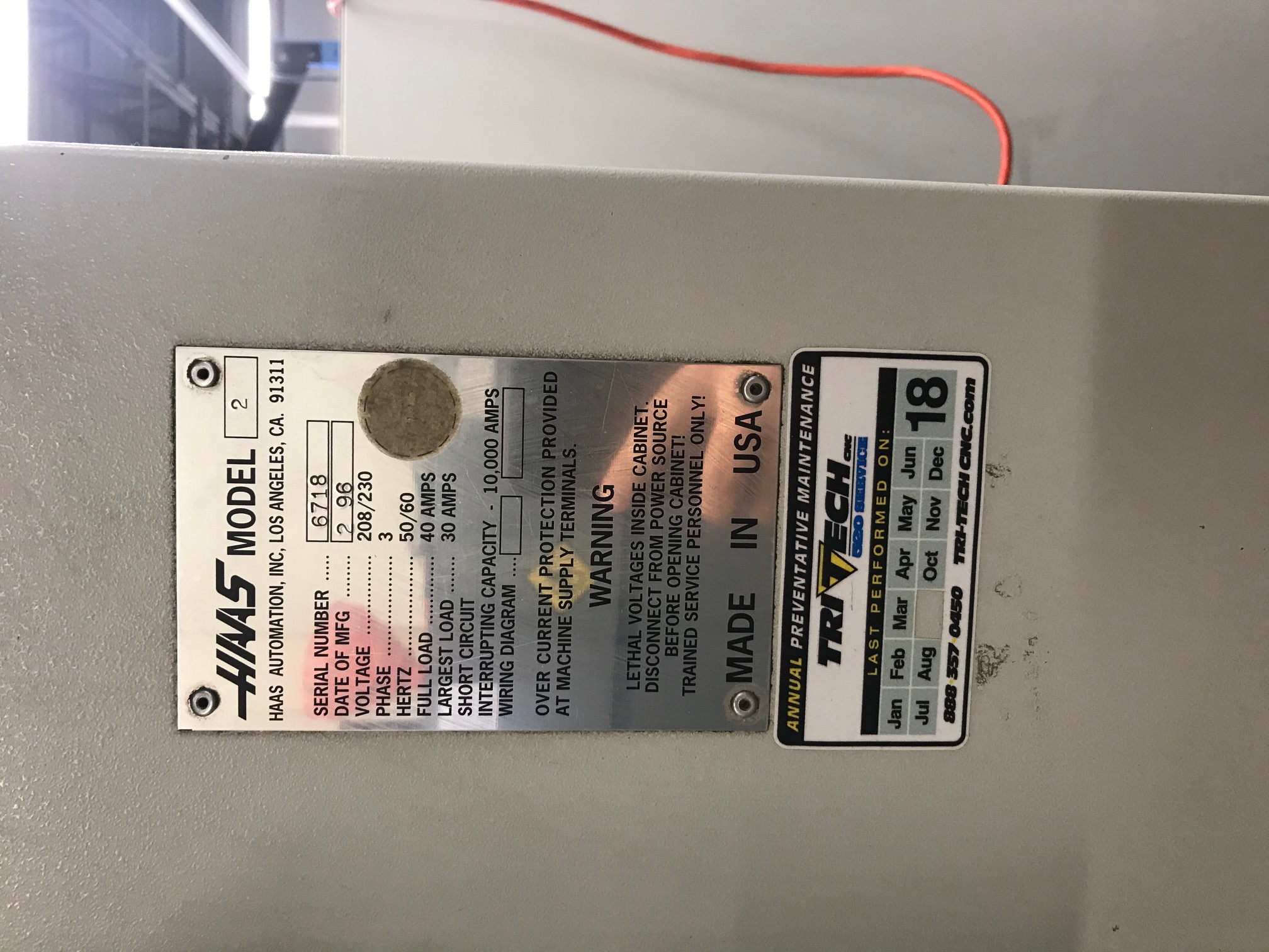 Haas VF-2 1996 1