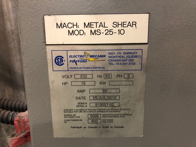 Pressmaster MS-25-10 2010 1