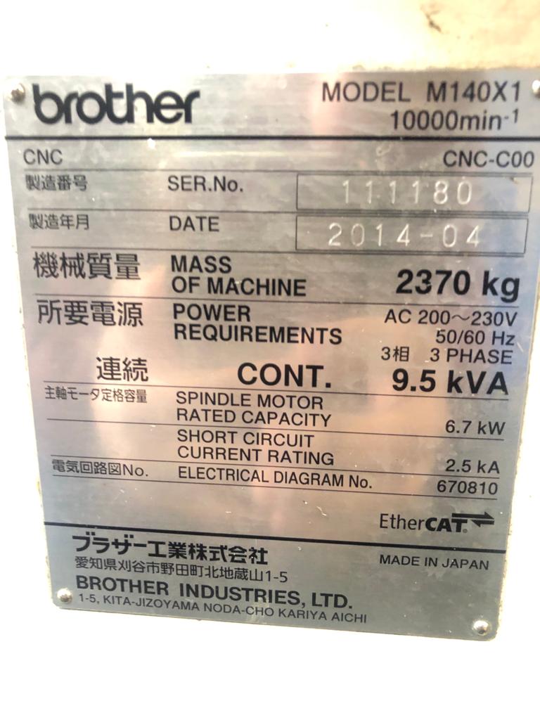 Brother Speedio M140 X1 2014 1