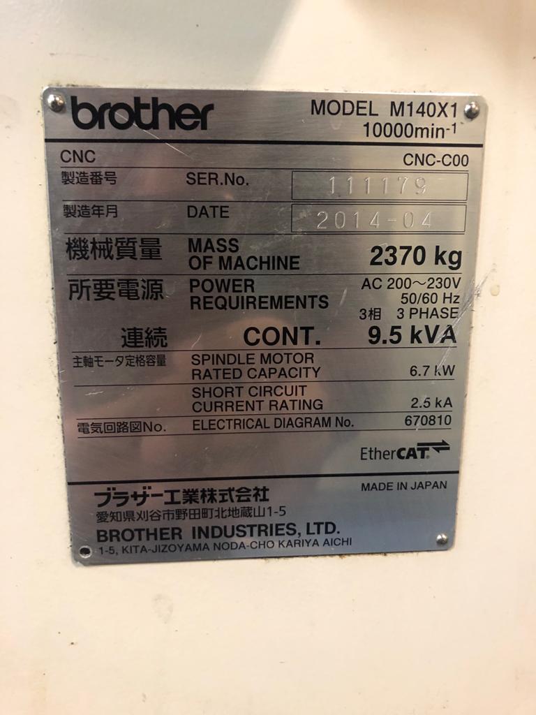 Brother Speedio M140 X1 2014 1