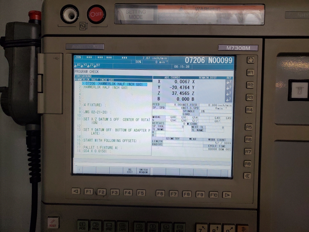 DMG/Mori Seiki NHX 5000 2012 1