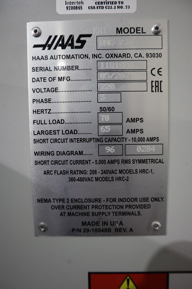Haas UMC-750 2021 1