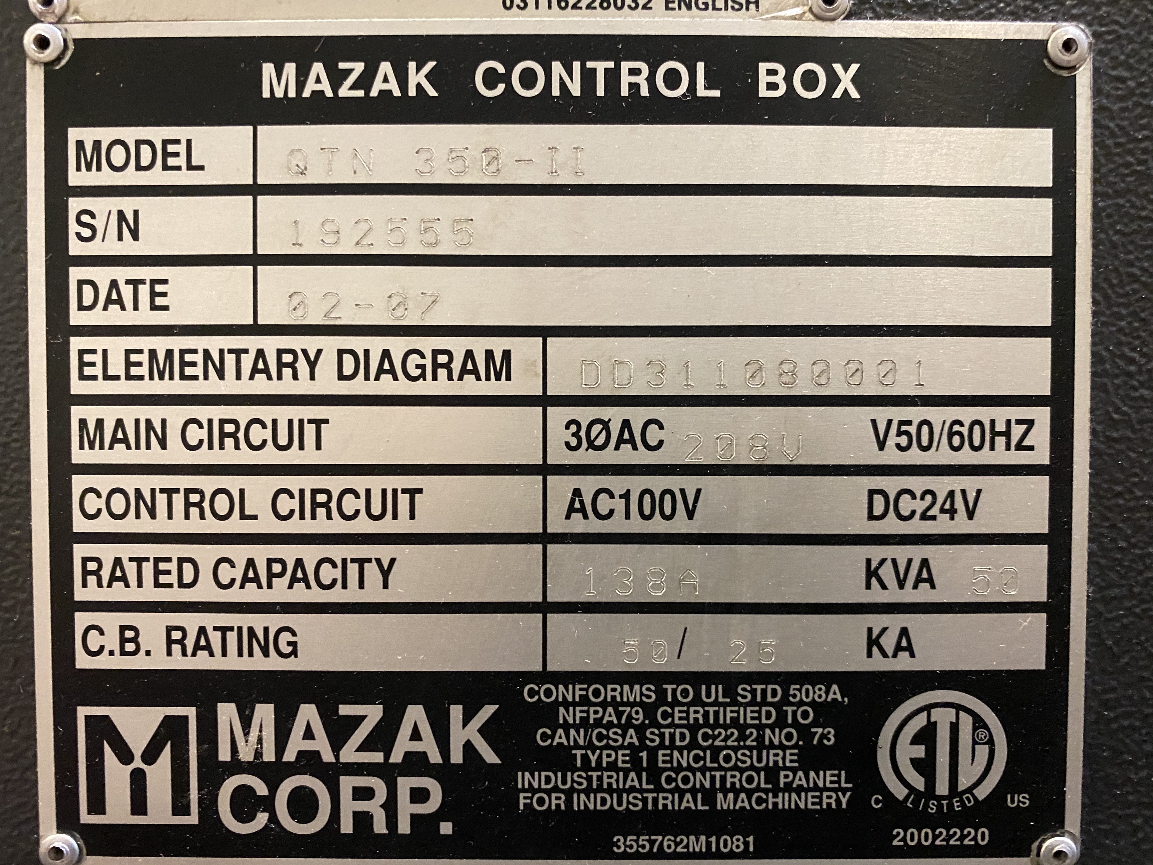 Mazak QTN 350 II 2007 1