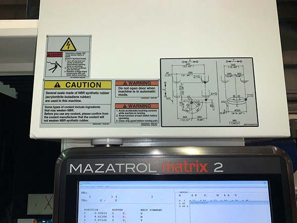 Mazak VCU-500A 5X 2015 2