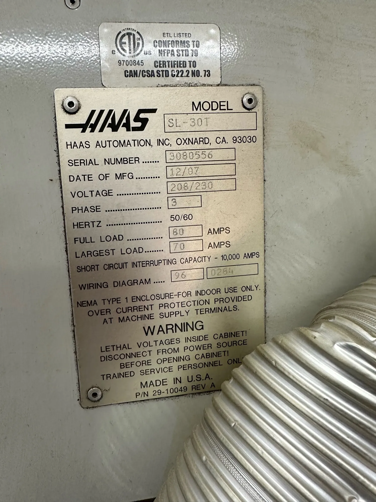 Haas SL-30T 2007 6